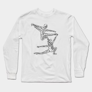 Male and Female Dancer Long Sleeve T-Shirt